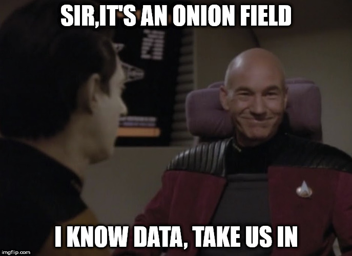 SIR,IT'S AN ONION FIELD; I KNOW DATA, TAKE US IN | made w/ Imgflip meme maker