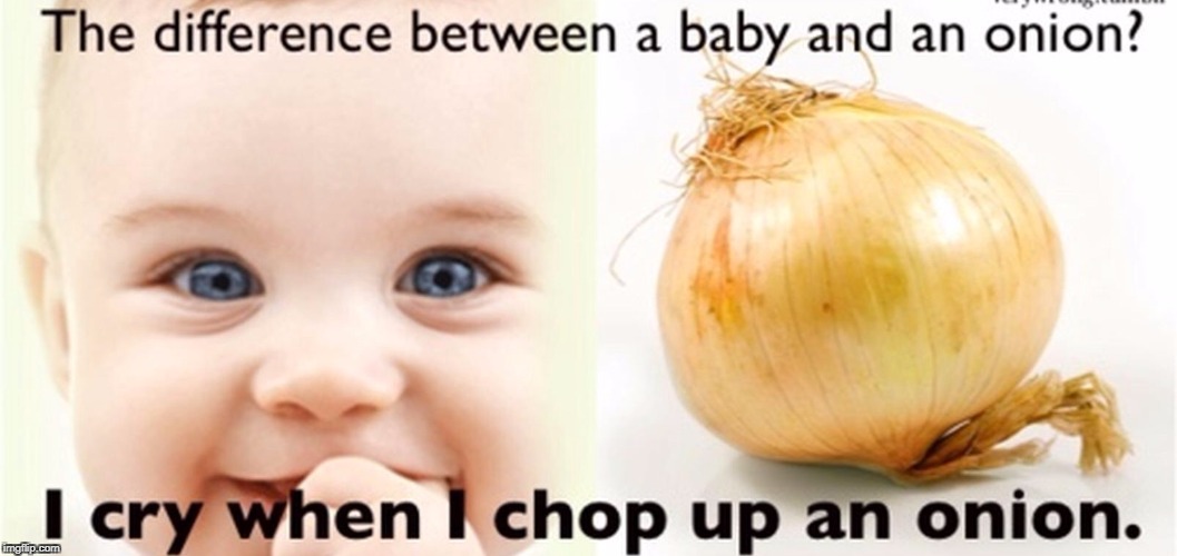 difference between a baby and a onion | image tagged in baby,onion | made w/ Imgflip meme maker