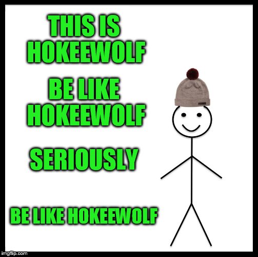 Be Like Bill Meme | THIS IS HOKEEWOLF BE LIKE HOKEEWOLF SERIOUSLY BE LIKE HOKEEWOLF | image tagged in memes,be like bill | made w/ Imgflip meme maker