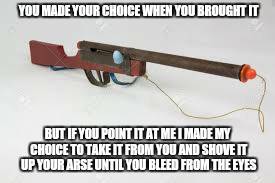 Unless you are hunting for food to feed your family.  Fight me like a real man | YOU MADE YOUR CHOICE WHEN YOU BROUGHT IT; BUT IF YOU POINT IT AT ME I MADE MY CHOICE TO TAKE IT FROM YOU AND SHOVE IT UP YOUR ARSE UNTIL YOU BLEED FROM THE EYES | image tagged in memes,mass shooting,pathetic,sad sack of horseshit,paddock,lost humanity | made w/ Imgflip meme maker