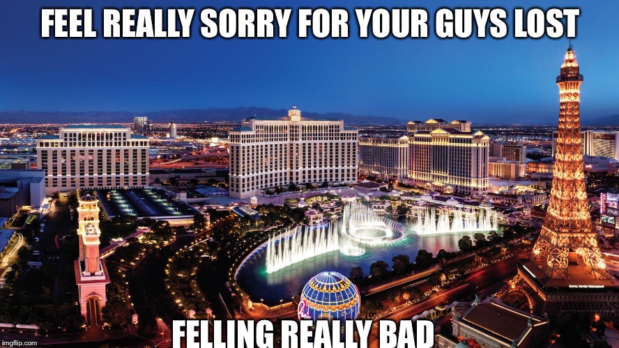 Las Vegas massacre | FEEL REALLY SORRY FOR YOUR GUYS LOST; FELLING REALLY BAD | image tagged in dallas cowboys | made w/ Imgflip meme maker