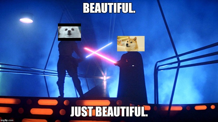 Lightsaber | BEAUTIFUL. JUST BEAUTIFUL. | image tagged in lightsaber | made w/ Imgflip meme maker