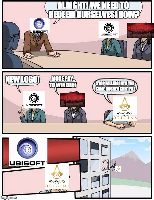 Ubisoft Developers We Have A Bug Where The Player May Die Randomly Ubisoft You Mean A Feature Yes Ifunny Ubisoft Funny Gaming Memes Memes