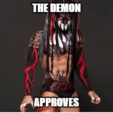 THE DEMON APPROVES | made w/ Imgflip meme maker