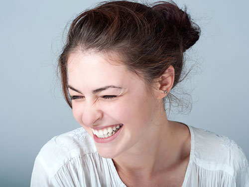 Woman laughing craziness Blank Meme Template