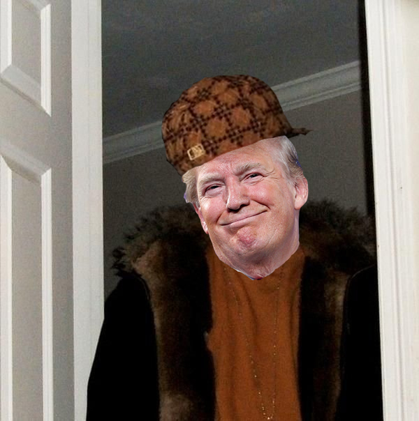 Scumbag Trump Blank Meme Template