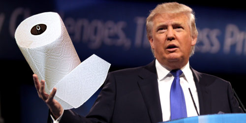 High Quality Trump paper Blank Meme Template