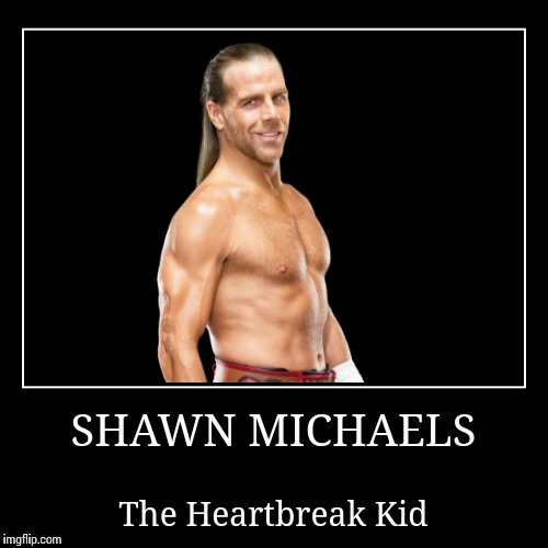 Shawn Michaels | image tagged in wwe | made w/ Imgflip demotivational maker