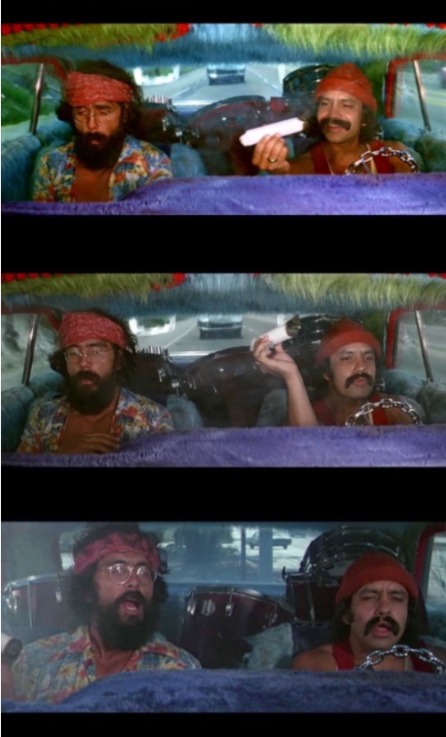 High Quality Cheech And Chong Zeppelin  Blank Meme Template