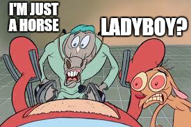 I'M JUST A HORSE LADYBOY? | made w/ Imgflip meme maker