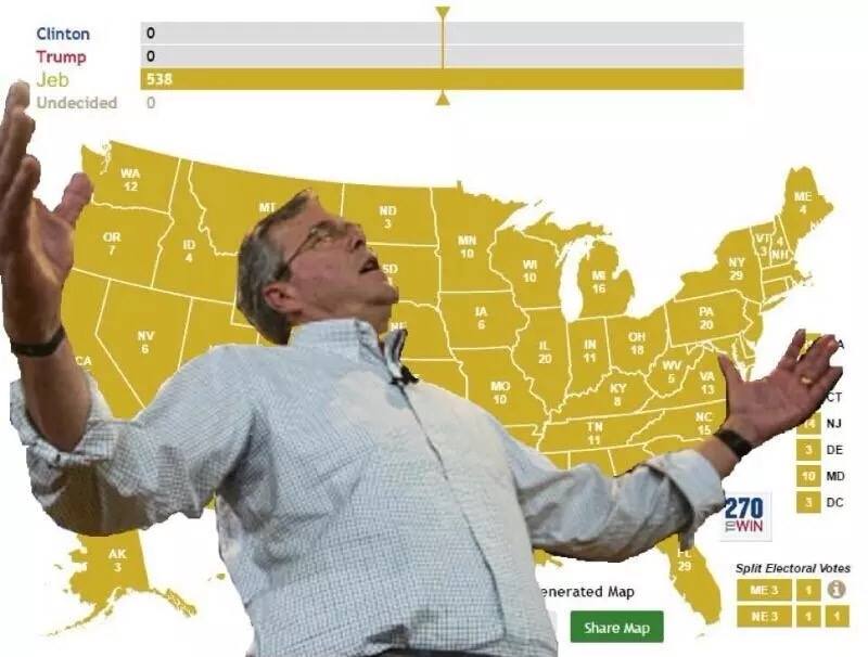 Jeb Bush Wins Blank Template Imgflip