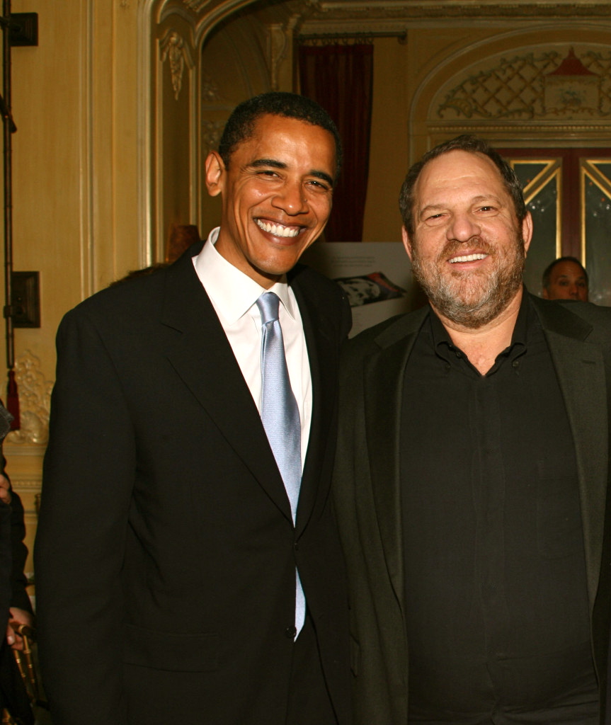 High Quality Harvey Weinstein and Obama Blank Meme Template