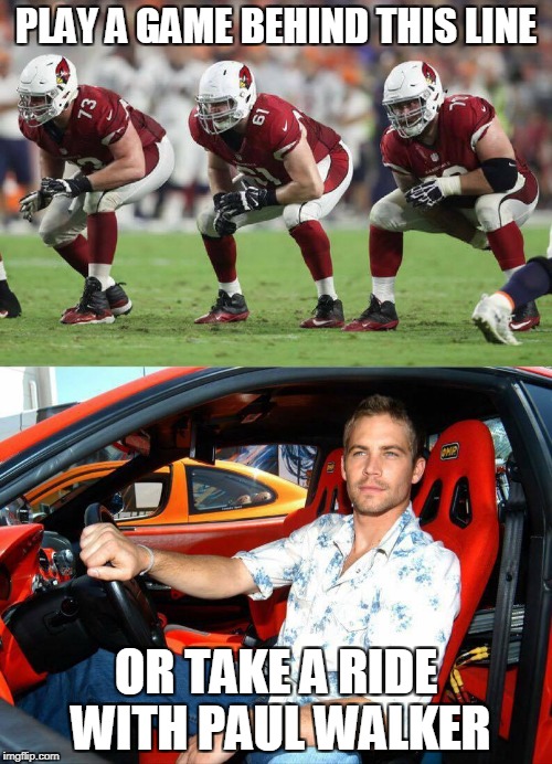 PLAY A GAME BEHIND THIS LINE; OR TAKE A RIDE WITH PAUL WALKER | image tagged in memes | made w/ Imgflip meme maker