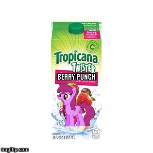 Berry punchy | BERRY PUNCH | image tagged in berry punchy,mlp puns,mlp,memes,drink,cancer | made w/ Imgflip meme maker