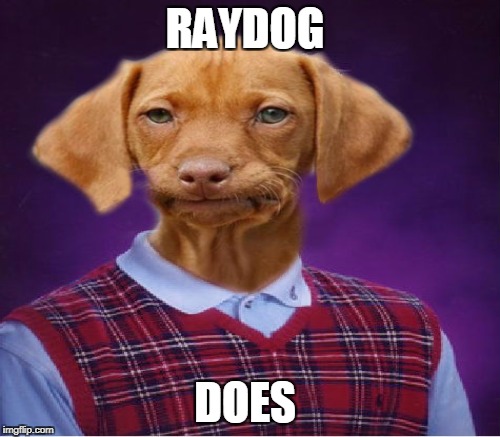 RAYDOG DOES | made w/ Imgflip meme maker
