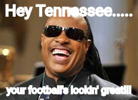 tennessee football | Hey Tennessee..... your football's lookin' great!!! | image tagged in tennessee football | made w/ Imgflip meme maker