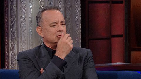 Tom Hanks hmm Blank Meme Template