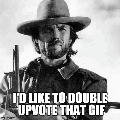 I'D LIKE TO DOUBLE UPVOTE THAT GIF | made w/ Imgflip meme maker