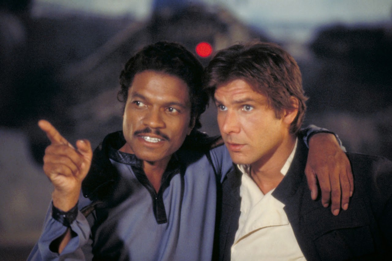 Lando and Han. Blank Meme Template