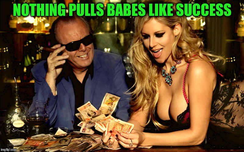 NOTHING PULLS BABES LIKE SUCCESS | made w/ Imgflip meme maker