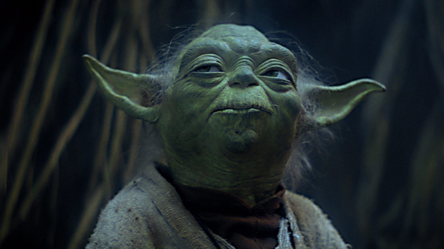 High Quality Yoda thinks Blank Meme Template