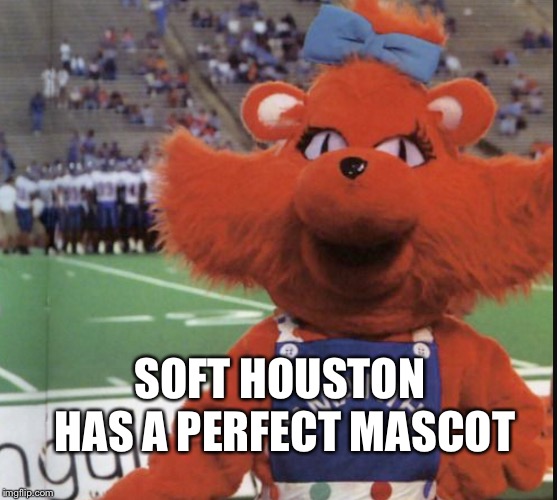 HAS A PERFECT MASCOT; SOFT HOUSTON | made w/ Imgflip meme maker