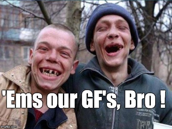 'Ems our GF's, Bro ! | made w/ Imgflip meme maker