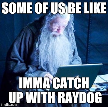 You shall not pass Raydog | SOME OF US BE LIKE; IMMA CATCH UP WITH RAYDOG | image tagged in raydog,gandalf you shall not pass,meme,imgflip users | made w/ Imgflip meme maker