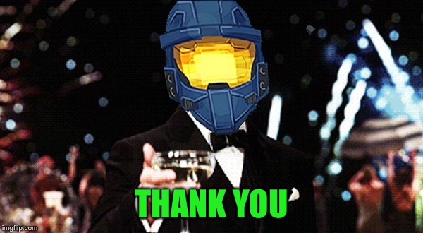 Cheers Ghost | THANK YOU | image tagged in cheers ghost | made w/ Imgflip meme maker