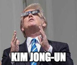 trump blames Kim Jong-un | KIM JONG-UN | image tagged in aliens,kim jong-un,trump | made w/ Imgflip meme maker