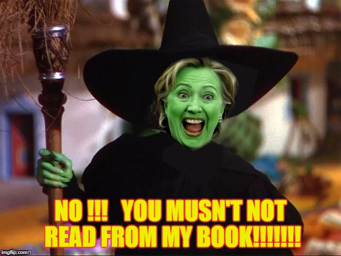 It's a cook book! | NO !!!   YOU MUSN'T NOT READ FROM MY BOOK!!!!!!! | image tagged in witchy see lynn ton,to serve man by rodderyham sternton,browns to go 0-16,in 2017,larry,go memes | made w/ Imgflip meme maker