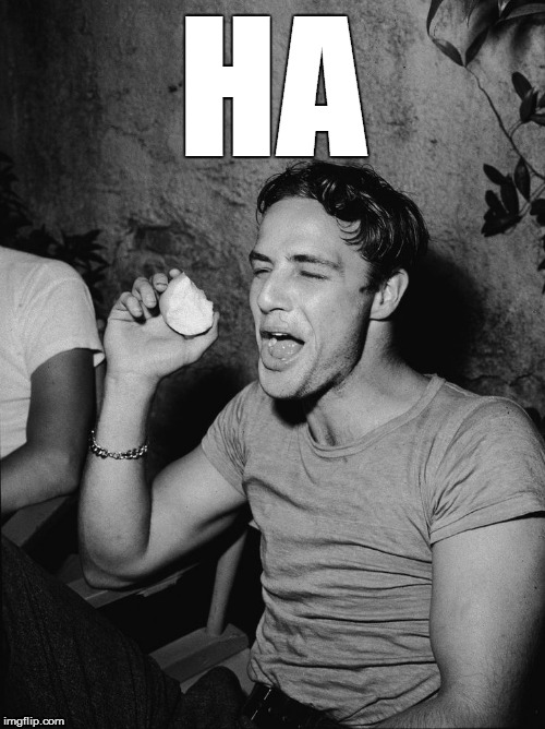 Brando | HA | image tagged in brando | made w/ Imgflip meme maker