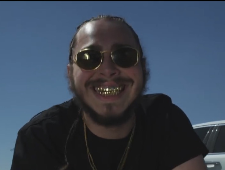 High Quality Post Malone Smile Blank Meme Template