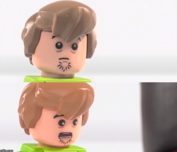Lego Shaggy Blank Meme Template
