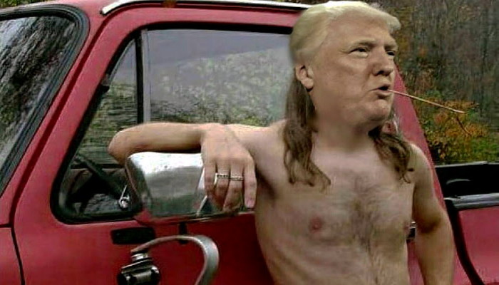 Redneck Johnny Trump Blank Meme Template