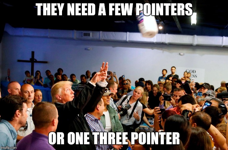 THEY NEED A FEW POINTERS OR ONE THREE POINTER | made w/ Imgflip meme maker