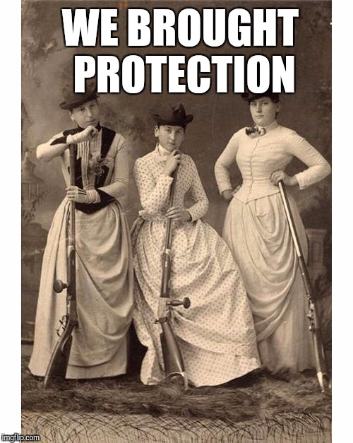 WE BROUGHT PROTECTION | made w/ Imgflip meme maker