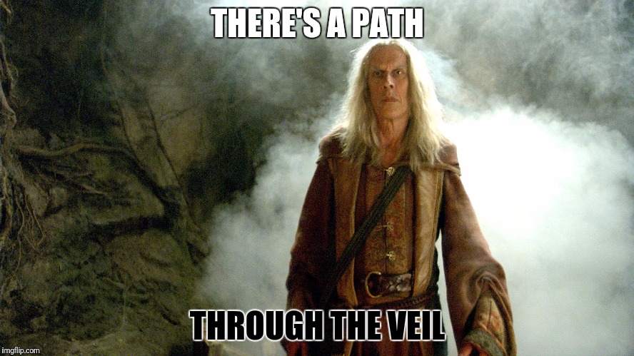 THERE'S A PATH THROUGH THE VEIL | made w/ Imgflip meme maker
