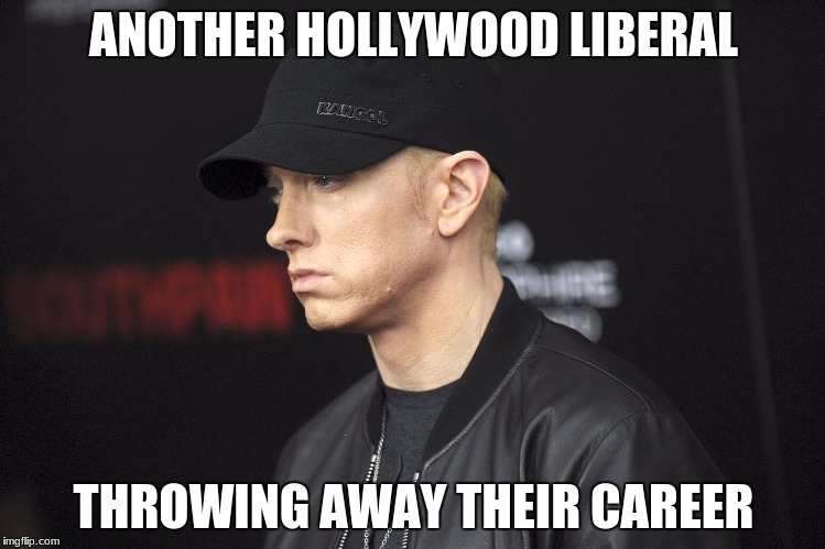 Idiots | ANOTHER HOLLYWOOD LIBERAL; THROWING AWAY THEIR CAREER | image tagged in scumbag hollywood,boycott hollywood,stupid liberals,triggered liberal | made w/ Imgflip meme maker