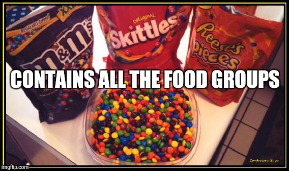 CONTAINS ALL THE FOOD GROUPS | made w/ Imgflip meme maker