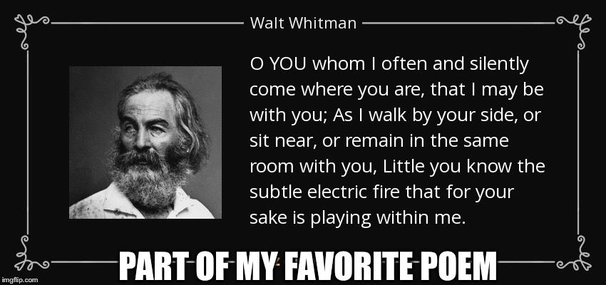 PART OF MY FAVORITE POEM | made w/ Imgflip meme maker