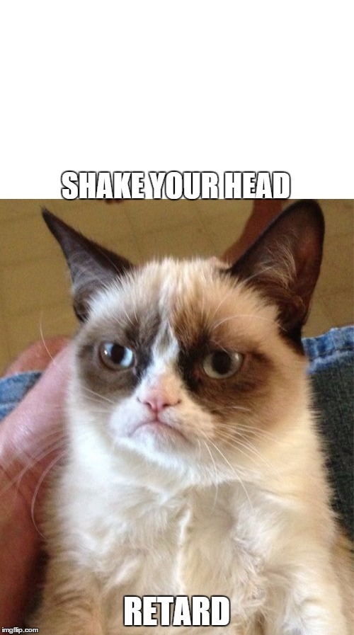 SHAKE YOUR HEAD RETARD | made w/ Imgflip meme maker