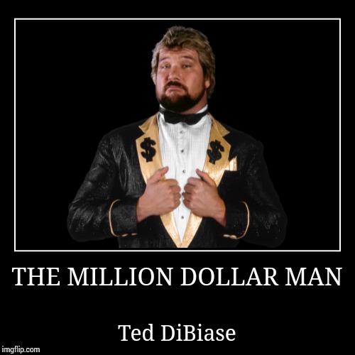 The Million Dollar Man | image tagged in wwe | made w/ Imgflip demotivational maker