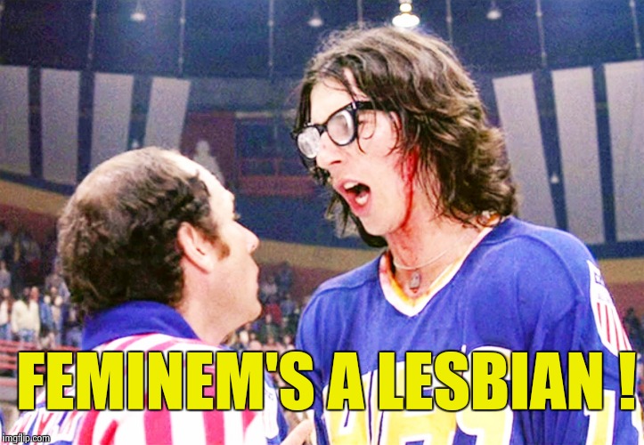 Hansons | FEMINEM'S A LESBIAN ! | image tagged in hansons | made w/ Imgflip meme maker