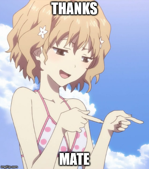 THANKS MATE | made w/ Imgflip meme maker