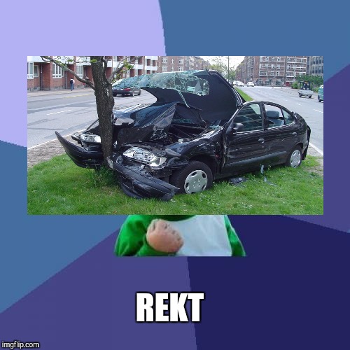 Success Kid Meme | REKT | image tagged in memes,success kid | made w/ Imgflip meme maker
