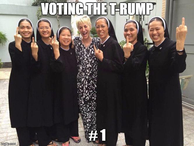 MY MEME | VOTING THE T-RUMP; # 1 | image tagged in nevertrump | made w/ Imgflip meme maker