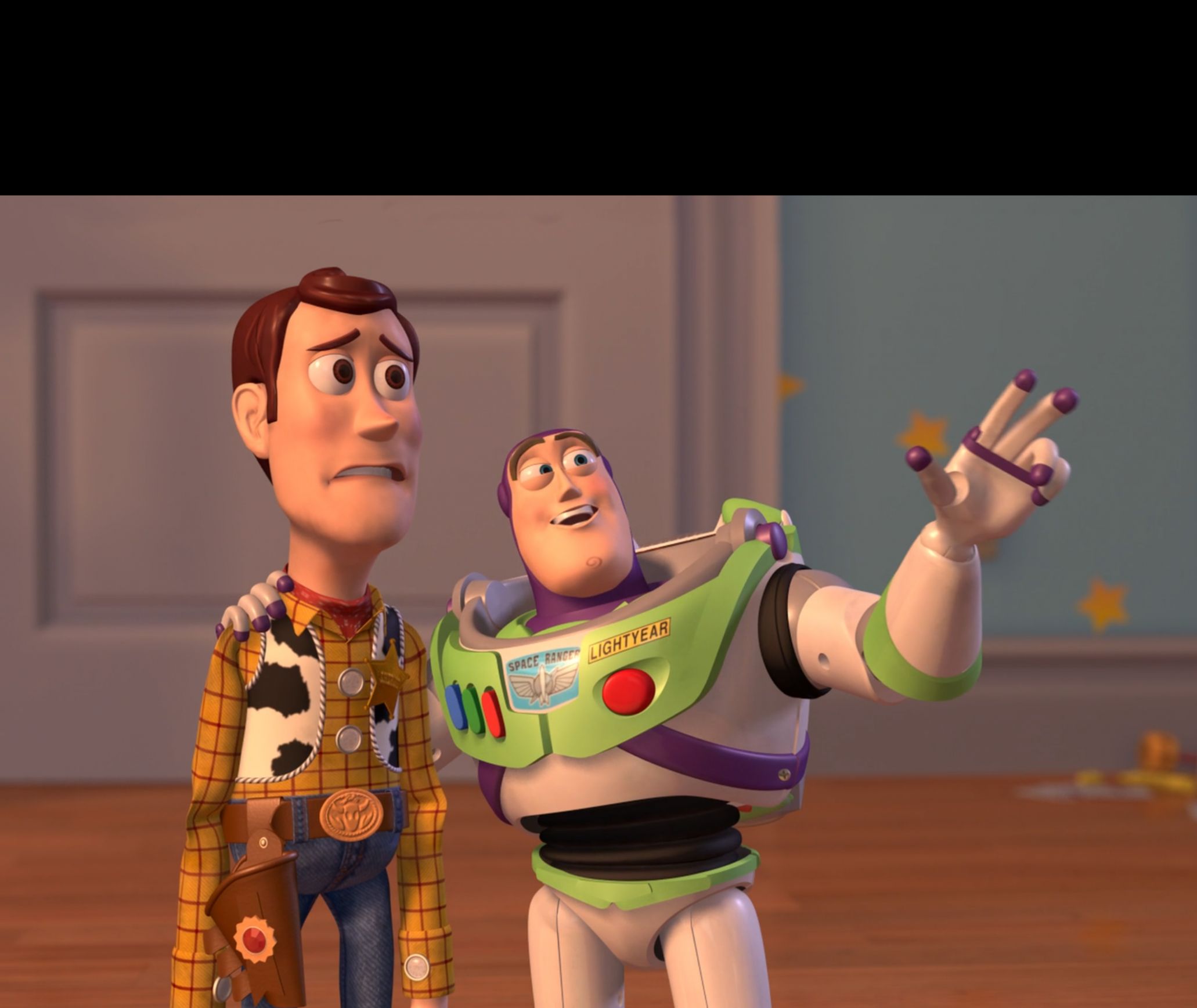 68 Woody And Buzz Meme Template