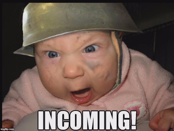 Baby marine | image tagged in baby marine | made w/ Imgflip meme maker