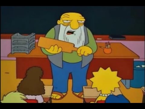 simpsons-punishment Blank Meme Template